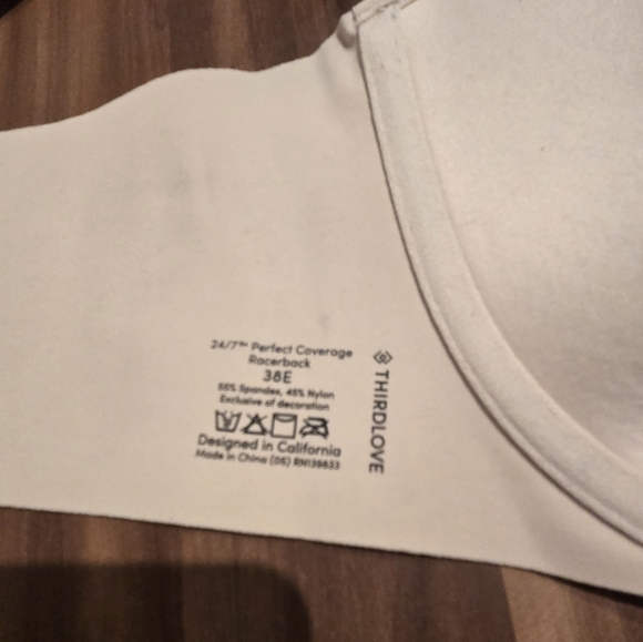Third Love 24/7 perfect coverage racerback bra - Picture 3 of 3